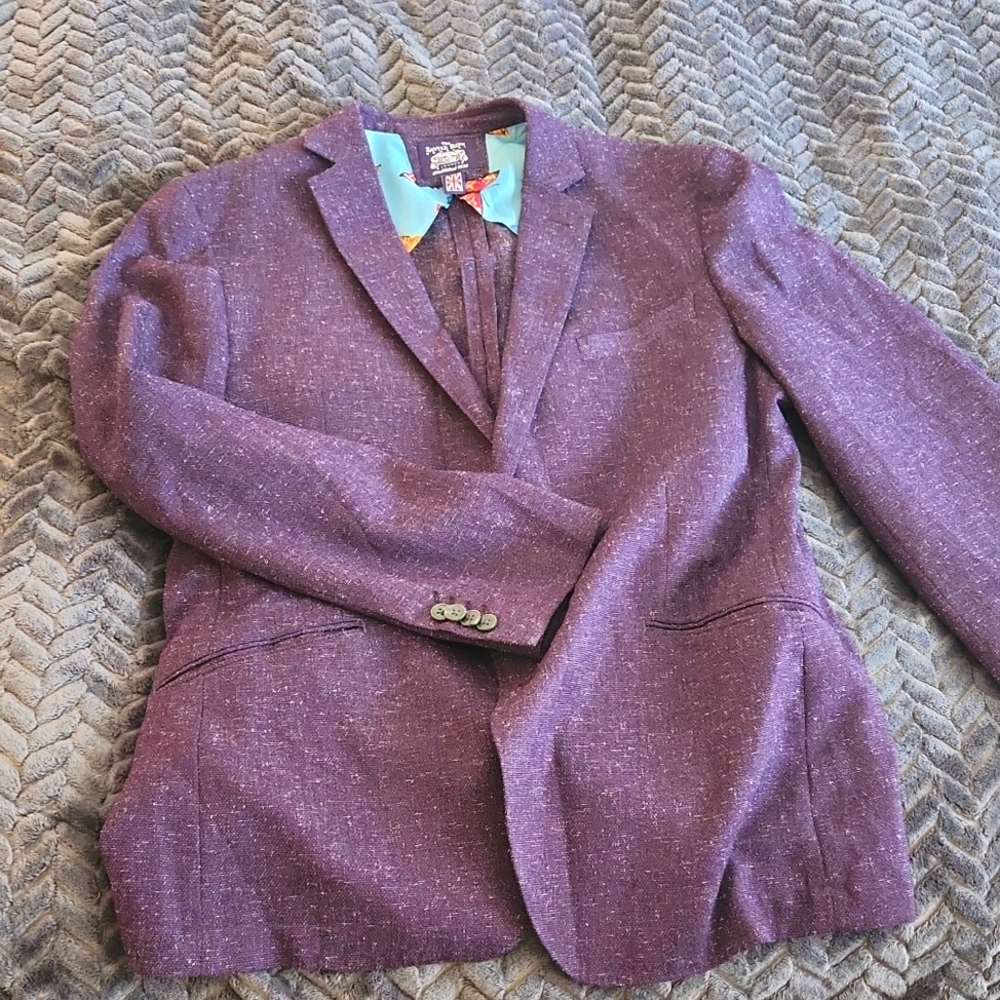 Purple light-weight blazer